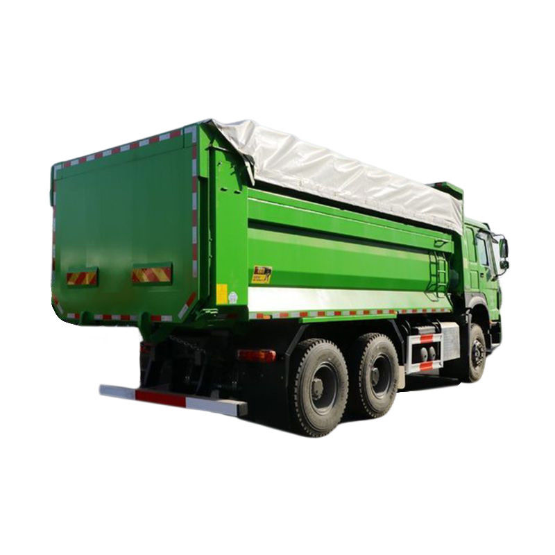 10 ruote Howo Dump Truck utilizzato con telaio SINOTRUK e 2 numeri di cambio inverso