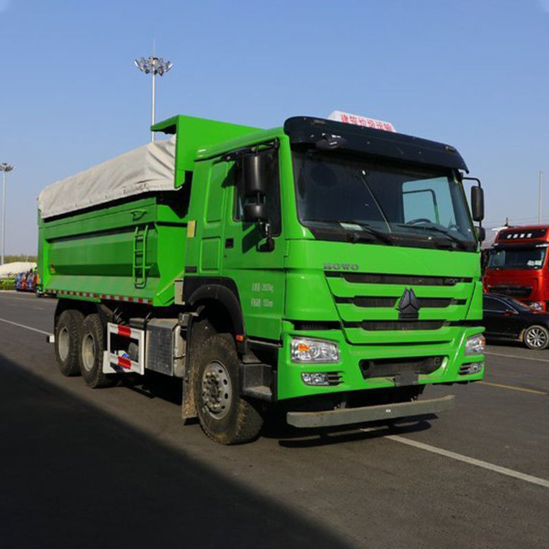 10 ruote Howo Dump Truck utilizzato con telaio SINOTRUK e 2 numeri di cambio inverso