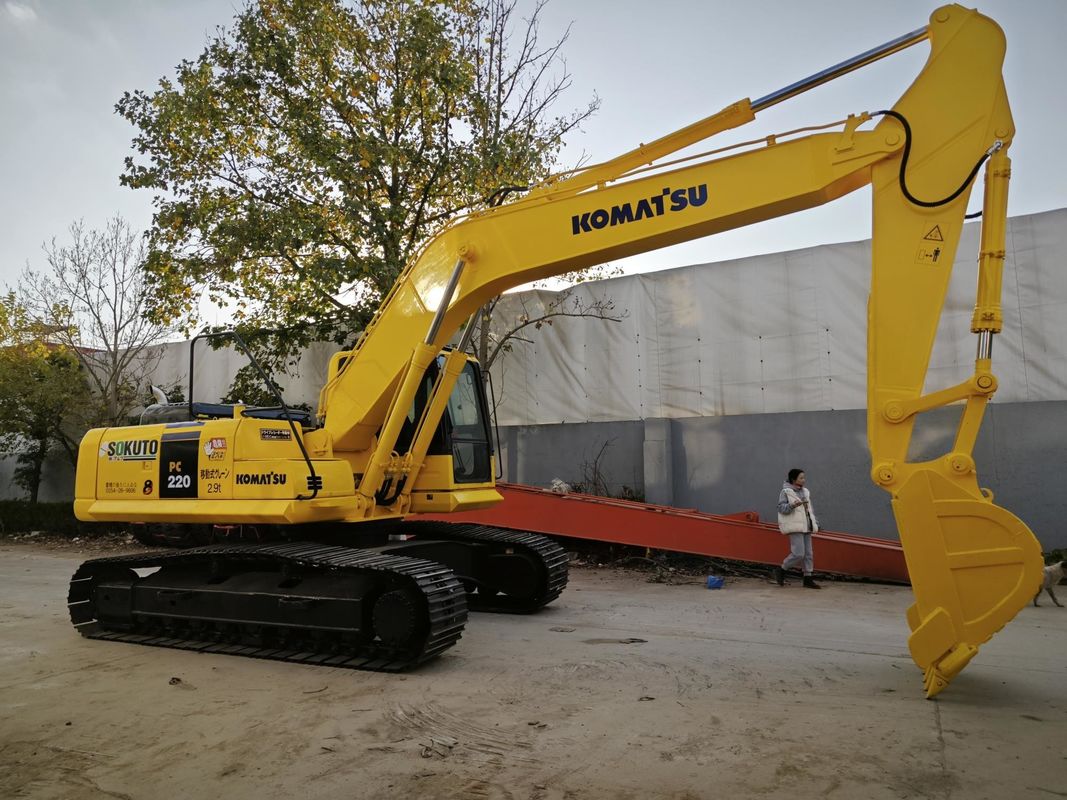 2016-2020 Komatsu PC210 LC escavatore Caterpillar escavatore di seconda mano con pompa originale