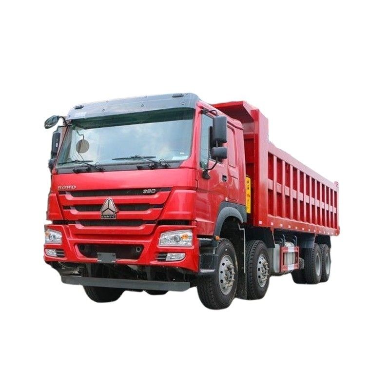 Howo 8x4 371hp 50 tonnellate Euro 2 Conduzione camion di scarico di seconda mano