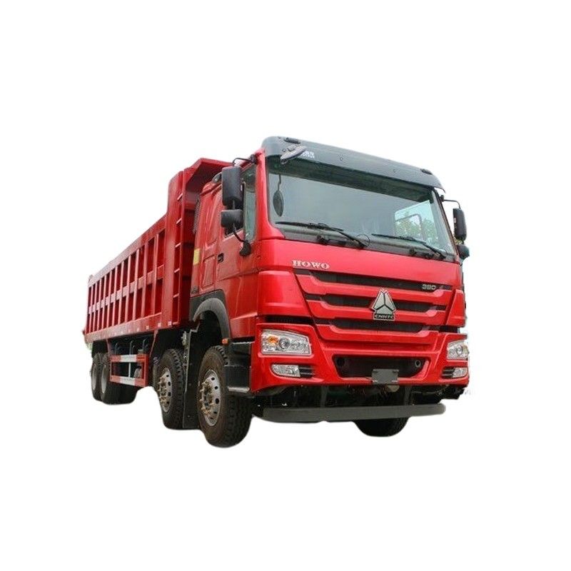 Howo 8x4 371hp 50 tonnellate Euro 2 Conduzione camion di scarico di seconda mano