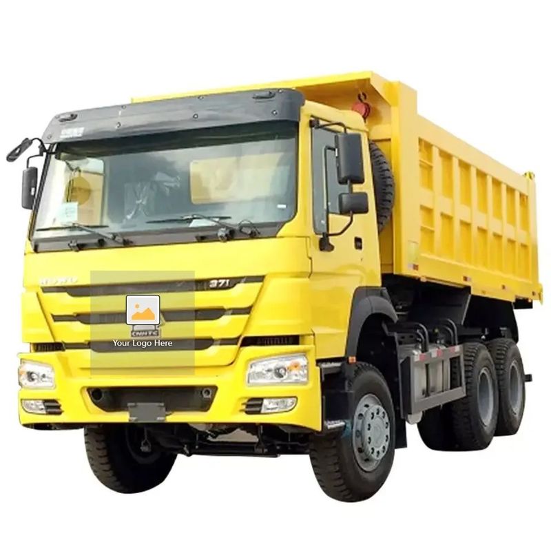 Sino Howo Dump Tipper Truck 371HP Euro 2 Sinotruck usato per il trasporto di ingegneri
