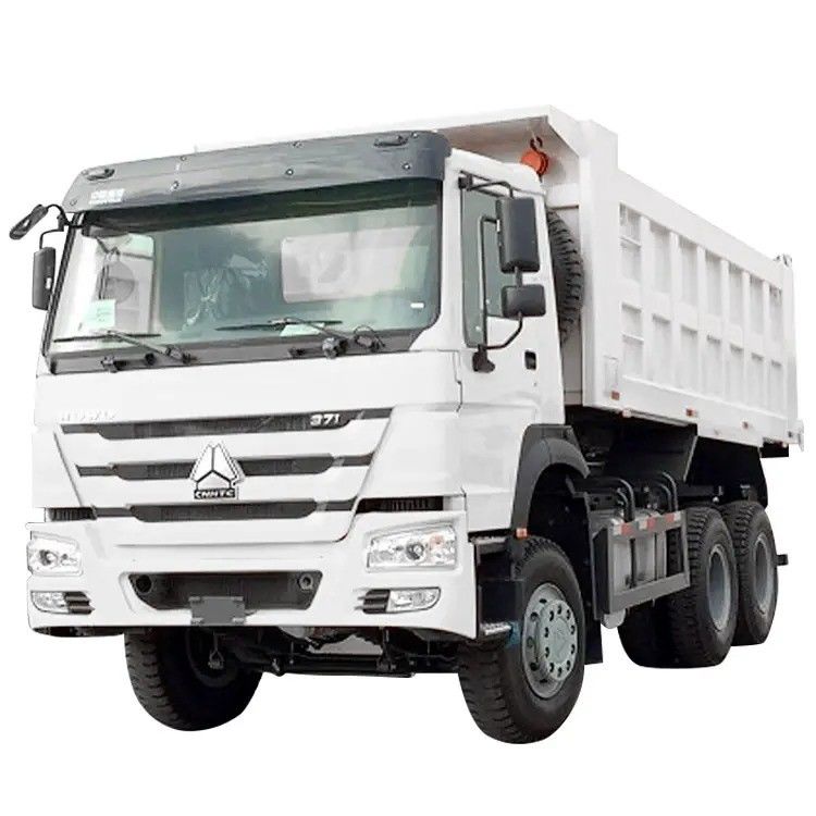 Sino Howo Dump Tipper Truck 375HP Euro 3 Drive di seconda mano per il trasporto di ingegneria