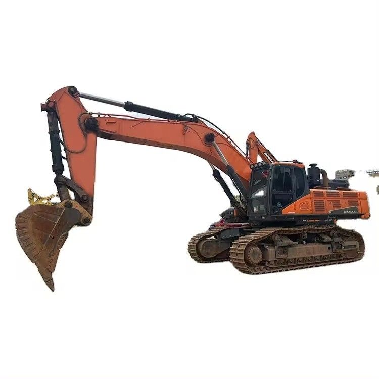 Escavatore a trascinatore Doosan DX500LC da 14 tonnellate con altra pompa idraulica e peso operativo di 50 tonnellate