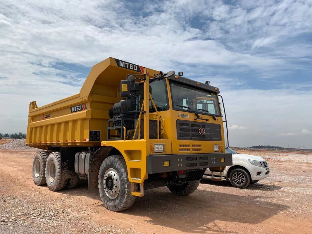 2 Trasferimento inverso MT60 MT86 MT106 Camion miniero 6X4 60-70 tonnellate Carico utile fuori strada