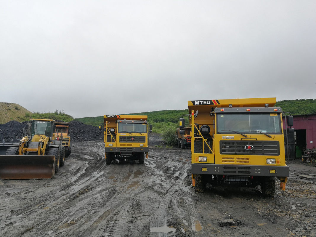 2 Trasferimento inverso MT60 MT86 MT106 Camion miniero 6X4 60-70 tonnellate Carico utile fuori strada