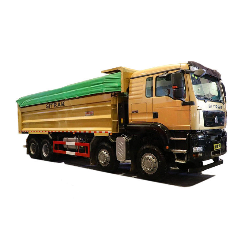Camionetto di scarico a gomma da 24 metri cubi per Sinotruck Howo 12 ruote Euro 5 Rhd 50 tonnellate 8x4