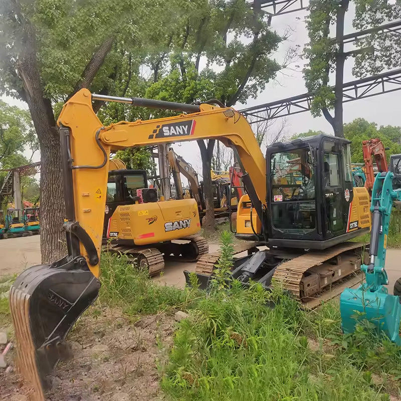 Sany escavatore da 8 tonnellate scavatore di seconda mano 0-2000 ore di lavoro Peso della macchina 7280 kg