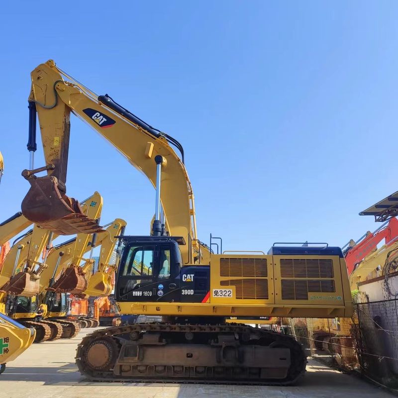 Usato Giappone CAT 390DL escavatore scavatore con altra pompa idraulica e cilindro a prezzi accessibili