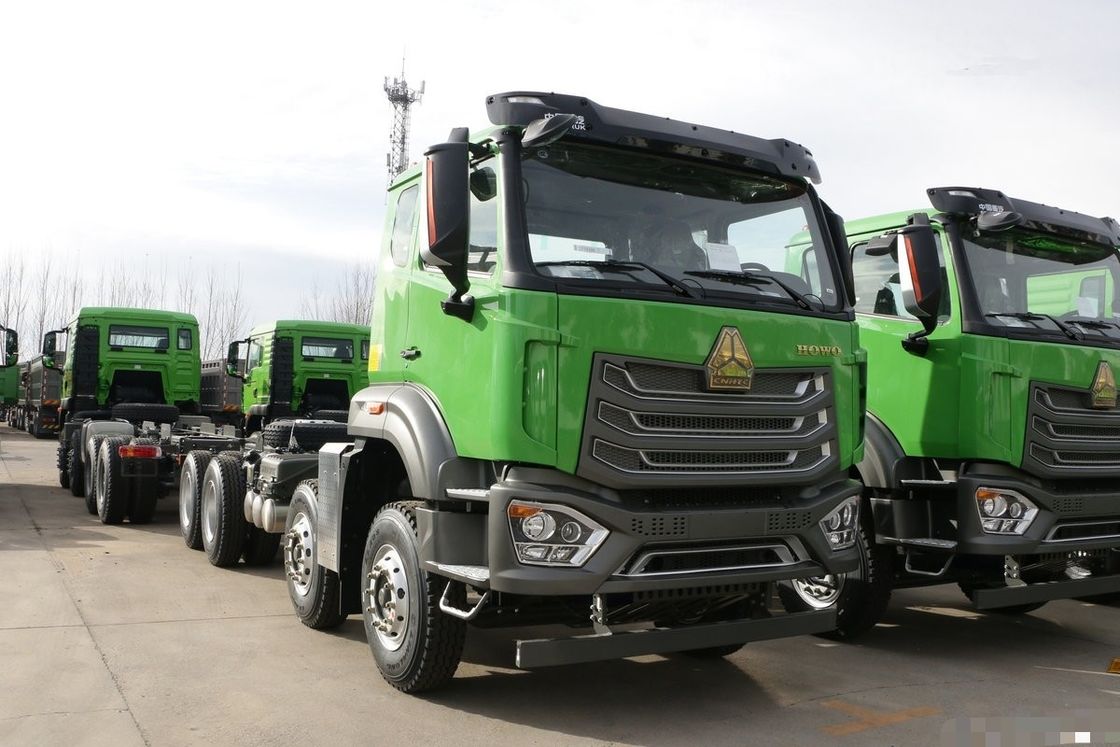 Sinotuck HOWO Usato 350hp 8X4 Diesel YCUMMINS WEICHAI 12 ruote Tipper Dump Truck in vendita
