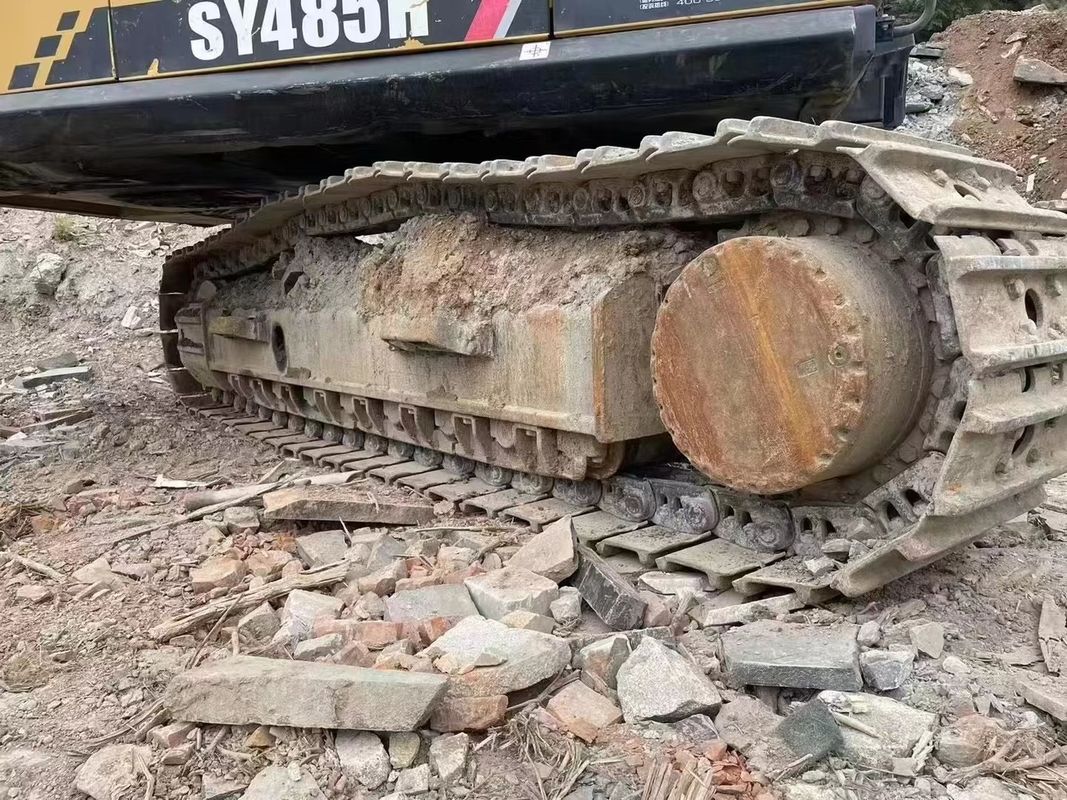 Robusto SY485H Sany Long Reach 50 Ton Excavator Usato Crawler Excavator per la forza di scavo del secchio 287kN