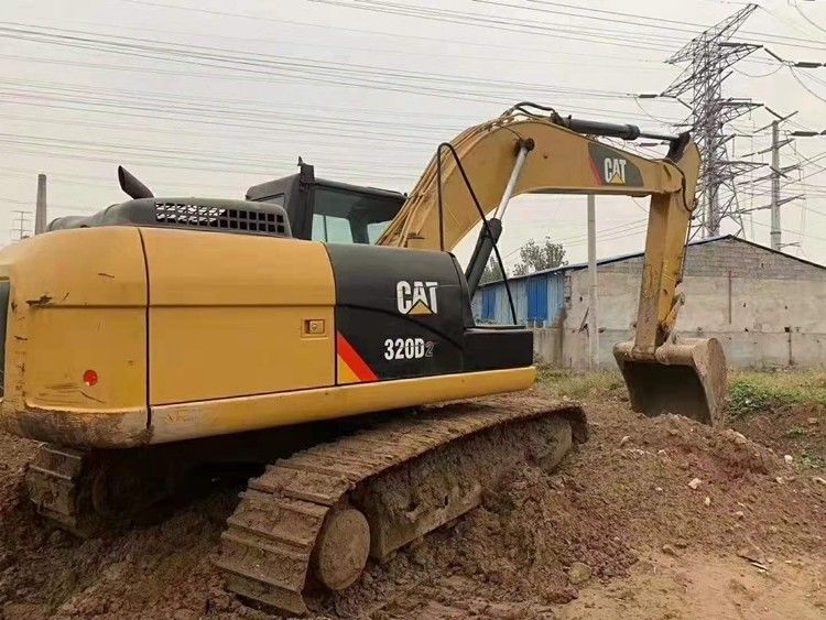 Kawasaki cilindro idraulico usato Cat 320D Crawler escavatore con 1.1m3 Capacità di secchio