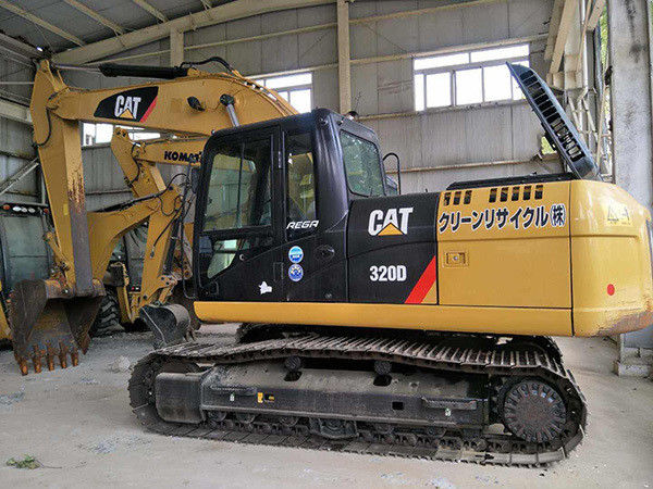 Kawasaki cilindro idraulico usato Cat 320D Crawler escavatore con 1.1m3 Capacità di secchio
