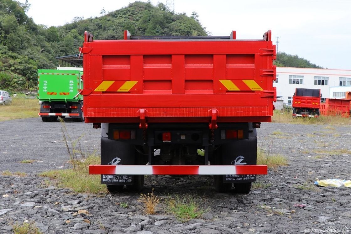 Numero di cambio inverso 2 245 HP Dongfeng 4x2 Dump Truck per la costruzione 15-20T
