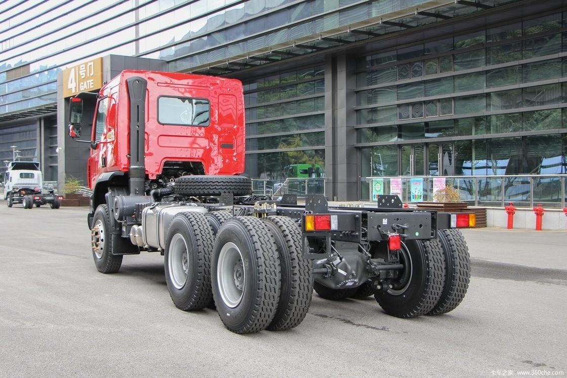 6x4 Dongfeng Dump Truck 300 HP per la costruzione Dimensioni L x W x H mm 5921*7895*2545mm