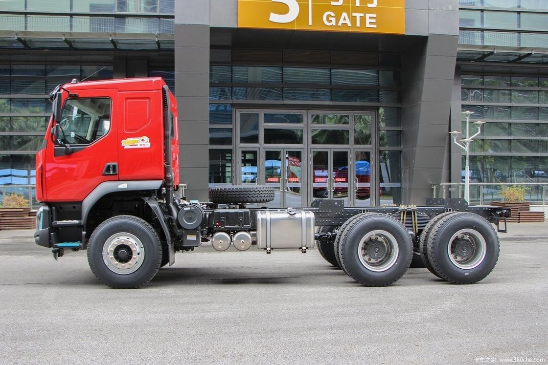 6x4 Dongfeng Dump Truck 300 HP per la costruzione Dimensioni L x W x H mm 5921*7895*2545mm