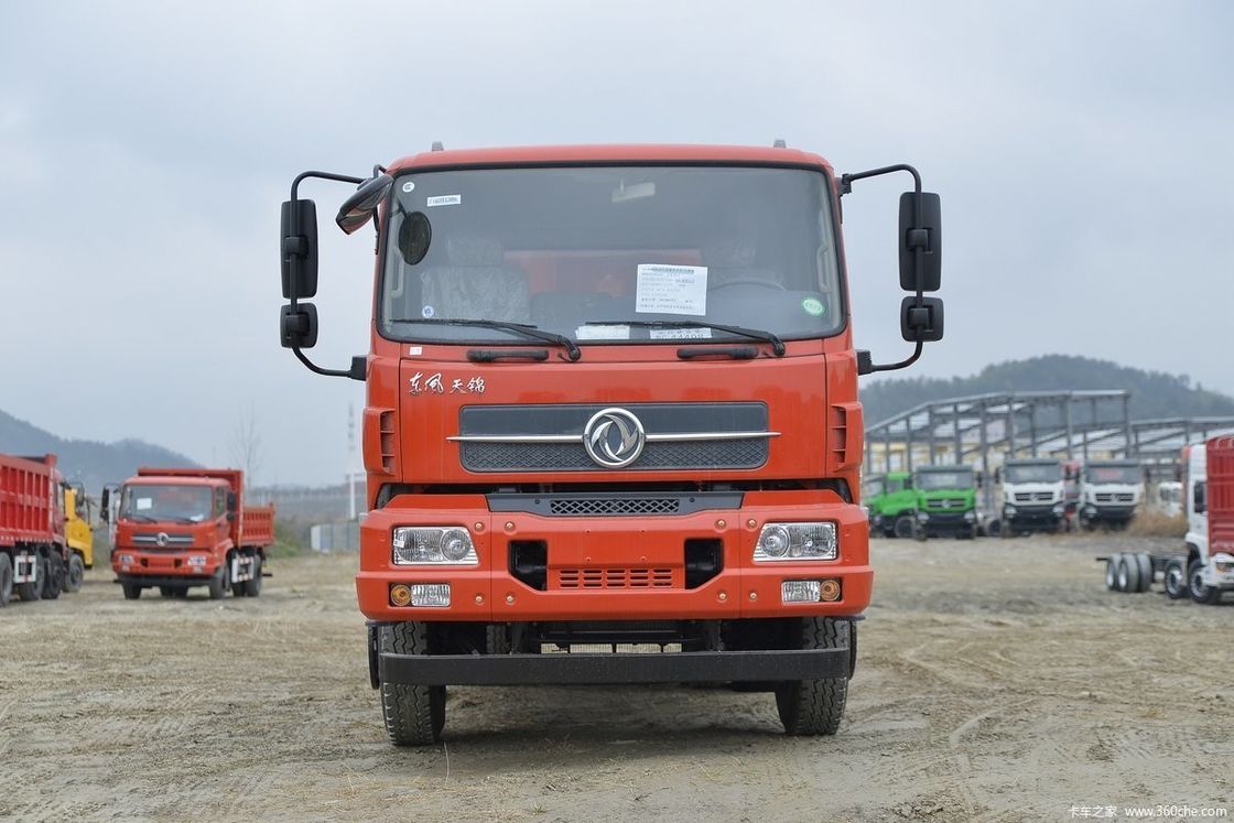 240 HP Dongfeng Dump Truck 4x2 a mano sinistra 2 passeggeri Perfetto per la costruzione