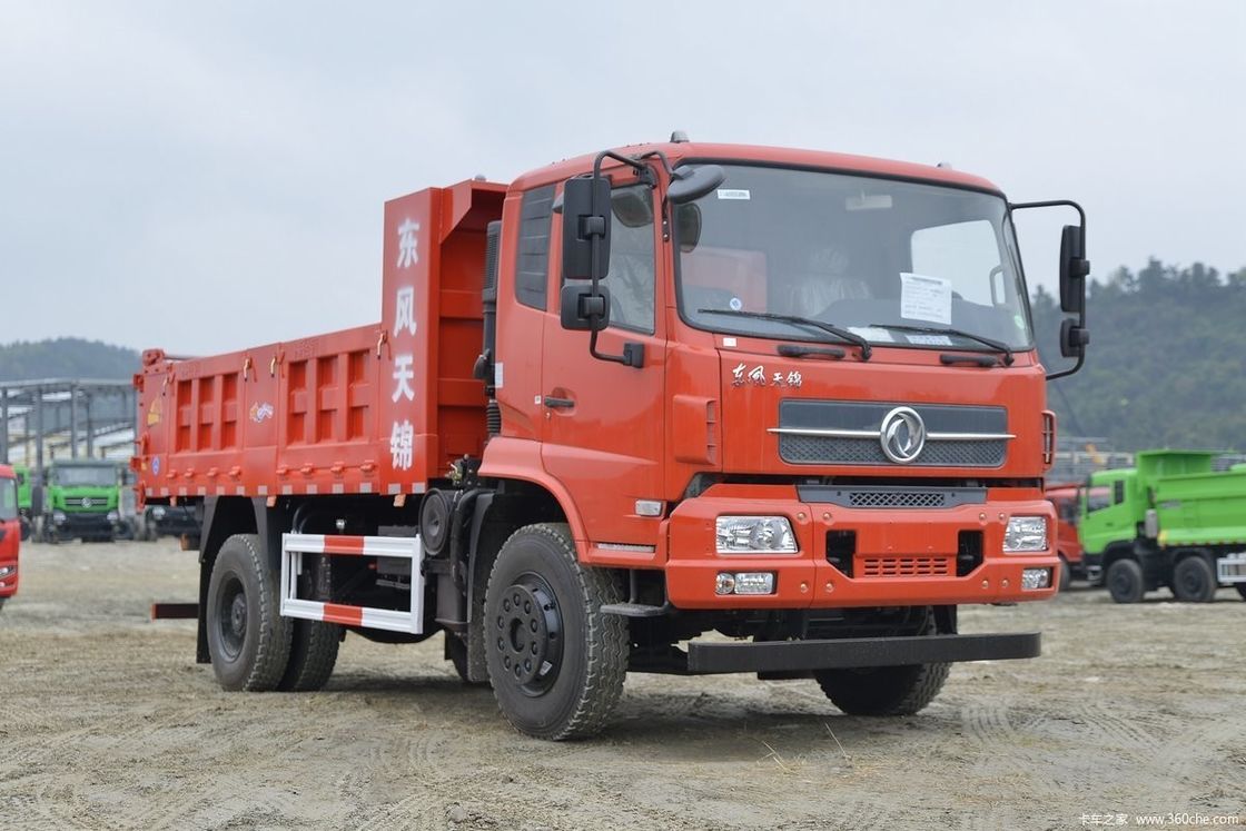240 HP Dongfeng Dump Truck 4x2 a mano sinistra 2 passeggeri Perfetto per la costruzione