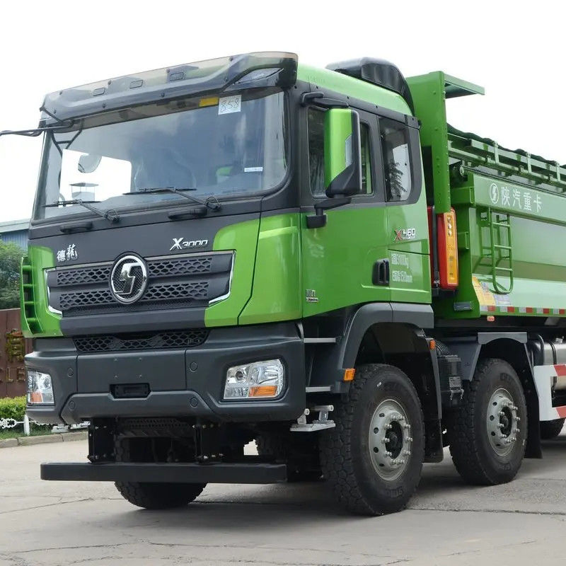 12 ruote Shacman X3000 Dump Truck con standard di emissioni Euro 2 e fotocamera posteriore Nessuna