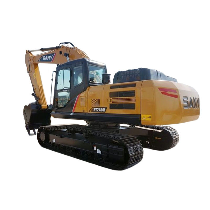 SANY SY245H 24 tonnellate usato scavatore crawler presso lo stabilimento di produzione con colore giallo