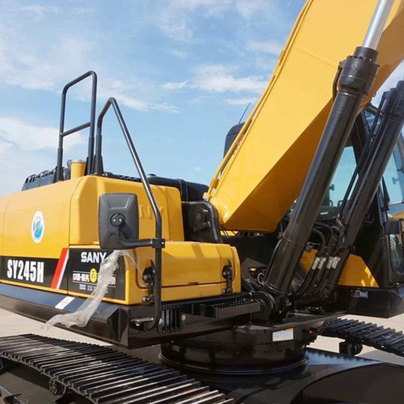 SANY SY245H 24 tonnellate usato scavatore crawler presso lo stabilimento di produzione con colore giallo