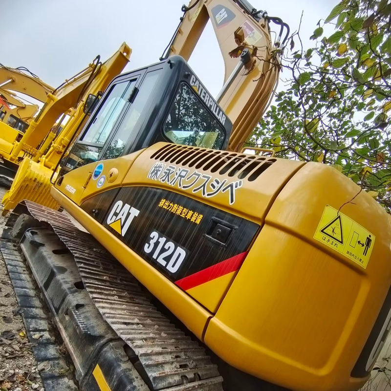 90% Caterpillar Cat 312D Crawler Excavator in buone condizioni per macchine da costruzione