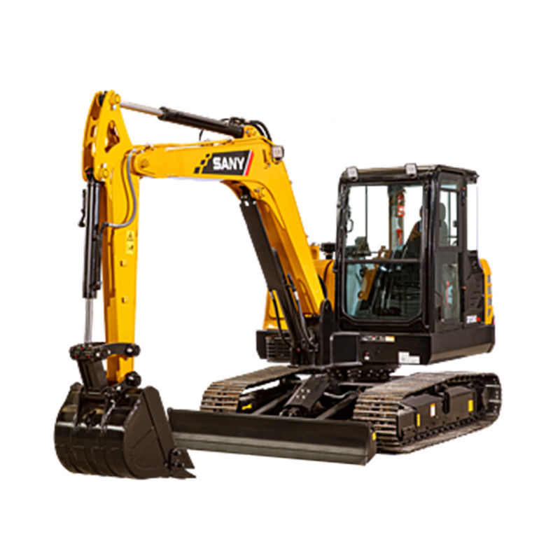 Escavatori usati SANY SY55C da 5,5 tonnellate con scarse ore di lavoro 0-2000 e 2016-2020