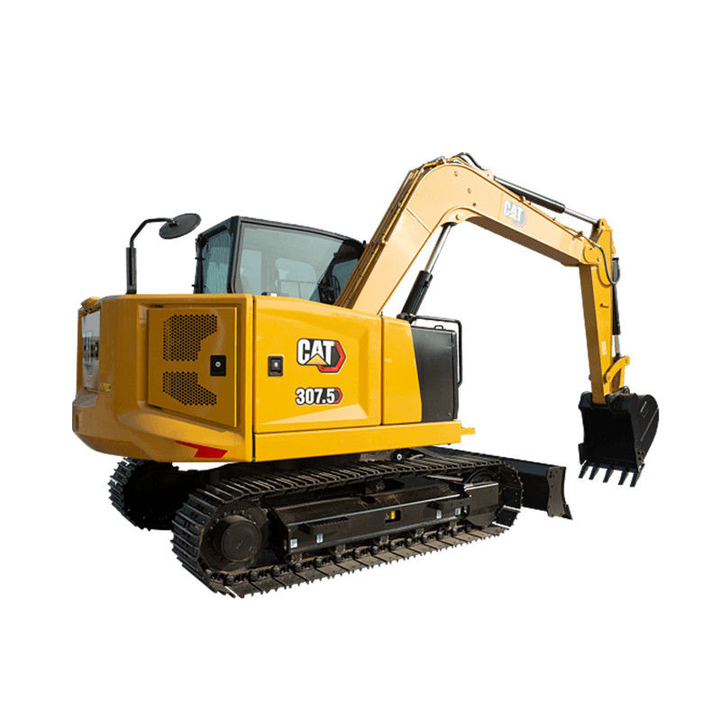 2019 Yellow Used Caterpillar CAT307.5 Mini Hydraulic 7.5 Ton Excavator per le prestazioni
