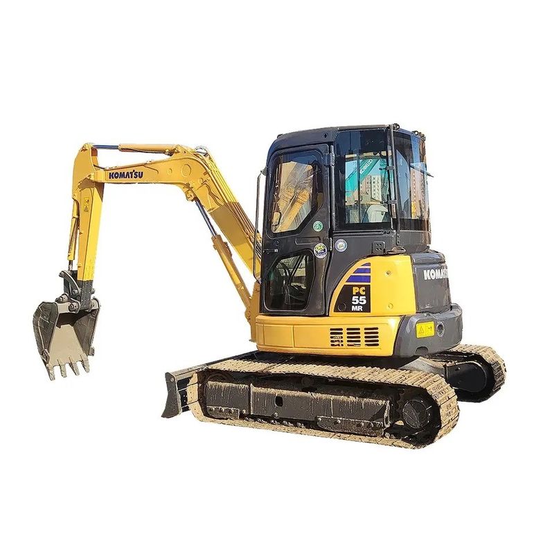 Colore originale in buone condizioni Komatsu PC55 Mini Track Used Caterpillar Excavator