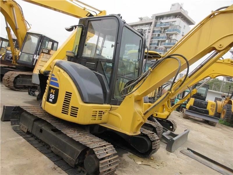 Colore originale in buone condizioni Komatsu PC55 Mini Track Used Caterpillar Excavator