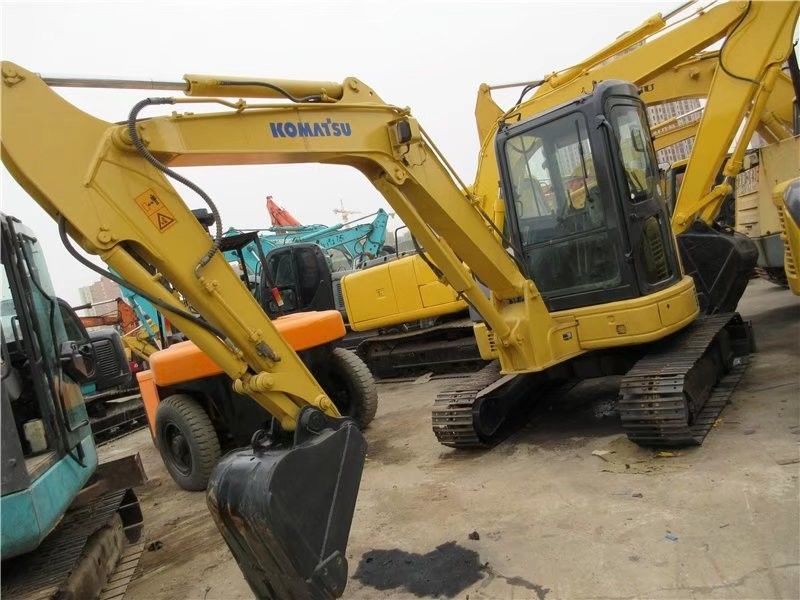 Colore originale in buone condizioni Komatsu PC55 Mini Track Used Caterpillar Excavator