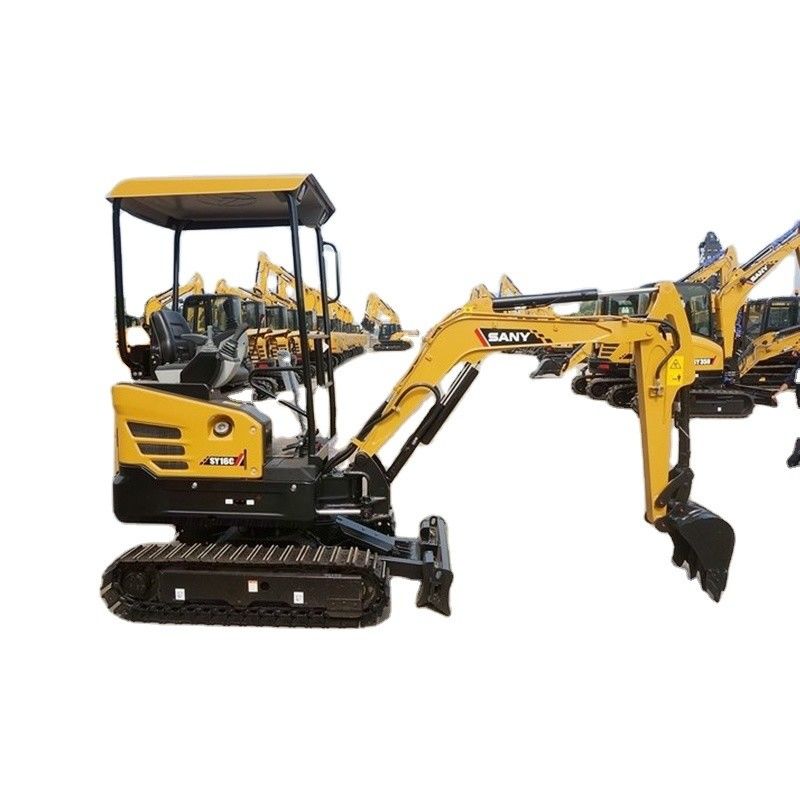 Mini escavatore da 1 tonnellata SY16C da 1850 kg con motore Yanmar e punto vendita unico
