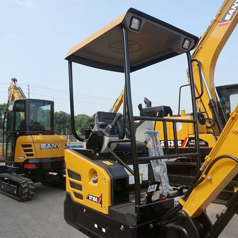 Mini escavatore da 1 tonnellata SY16C da 1850 kg con motore Yanmar e punto vendita unico