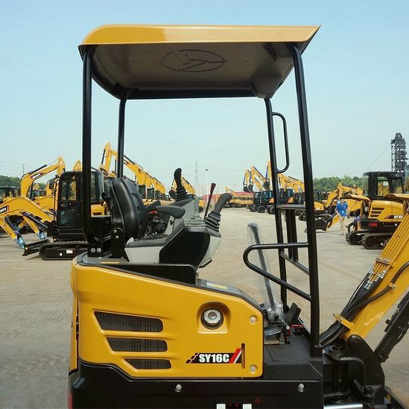 Mini escavatore da 1 tonnellata SY16C da 1850 kg con motore Yanmar e punto vendita unico