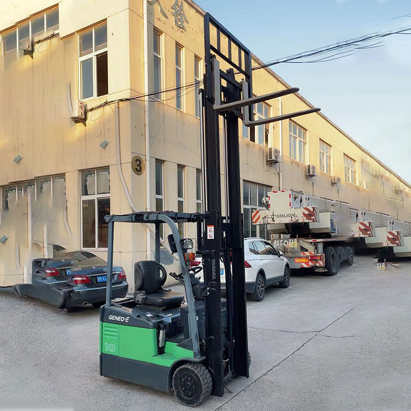 Usato Toyota 1 tonnellata carrello elettrico 48V Lunghezza della forchetta 1070 Manipolazione dei materiali in magazzino