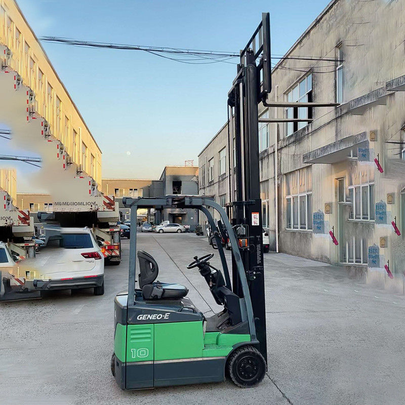 Usato Toyota 1 tonnellata carrello elettrico 48V Lunghezza della forchetta 1070 Manipolazione dei materiali in magazzino