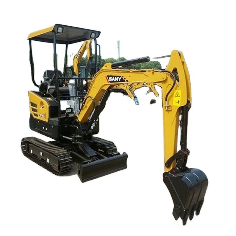 SANY SY16C mini escavatore da 1 tonnellata con pompa idraulica importata e altezza di scavo di 3665 mm