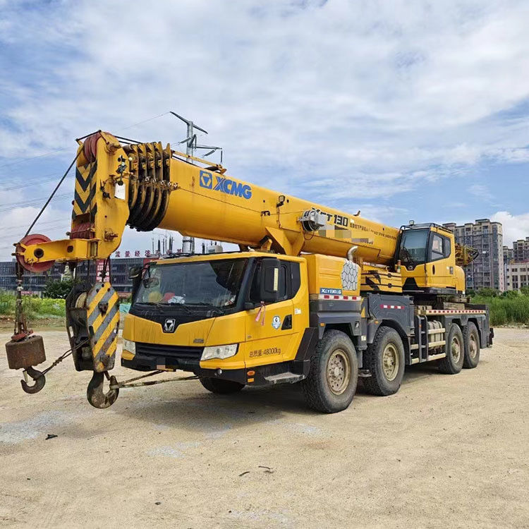 Giallo 50 tonnellate gru idraulica usata per camion QY25K5-I QY25KD QY25K 33m altezza di sollevamento