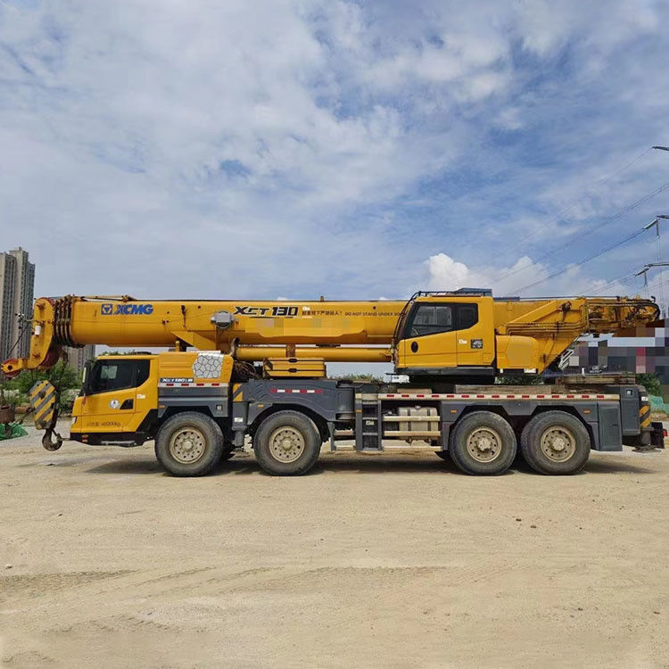 Giallo 50 tonnellate gru idraulica usata per camion QY25K5-I QY25KD QY25K 33m altezza di sollevamento