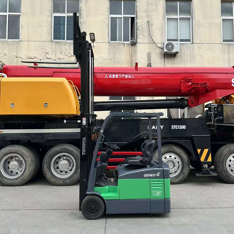 Camione elevatore elettrico carico 1.5Ton 1070mm Lunghezza della forcella Toyota Usato Camione elevatore mobile