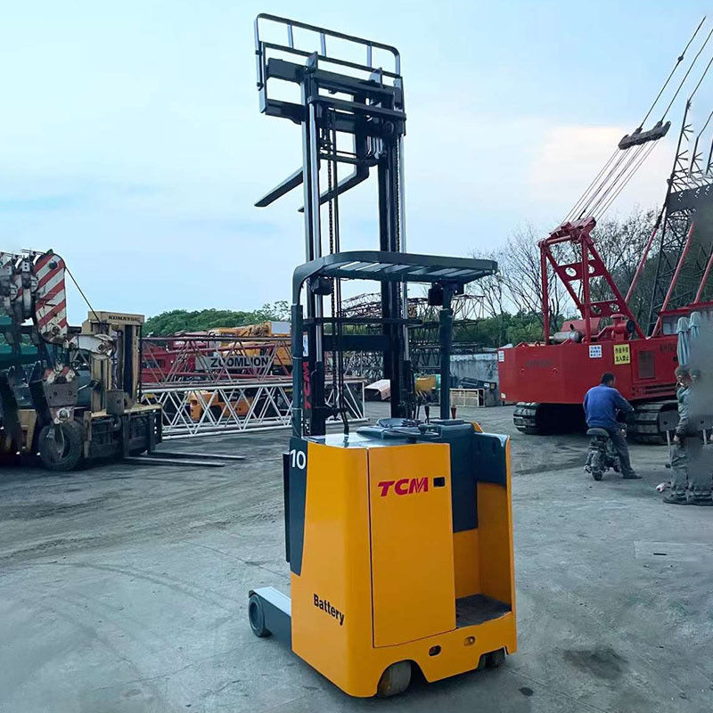1 tonnellata di carrello elevatore elettrico utilizzato TCM Altezza di sollevamento 1,6 m-3,5 m con manovrabilità flessibile