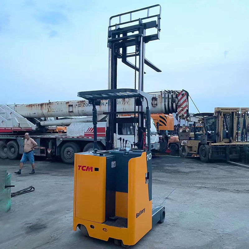 1 tonnellata di carrello elevatore elettrico utilizzato TCM Altezza di sollevamento 1,6 m-3,5 m con manovrabilità flessibile