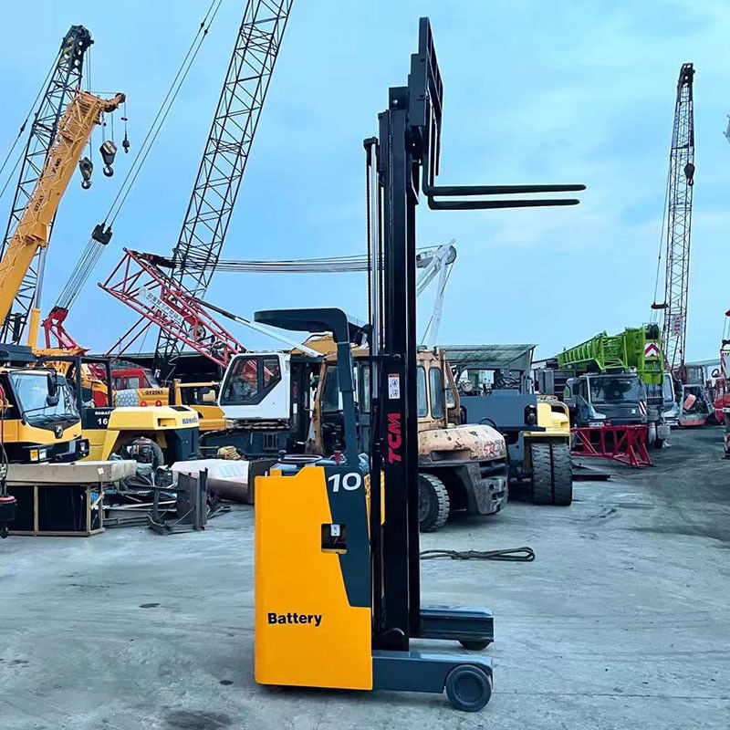 1 tonnellata di carrello elevatore elettrico utilizzato TCM Altezza di sollevamento 1,6 m-3,5 m con manovrabilità flessibile