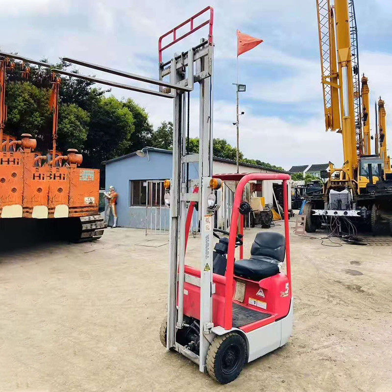 0.5 tonnellate Toyota Used Electric Forklift Truck con 125 larghezza di forcella e 1070 lunghezza di forcella