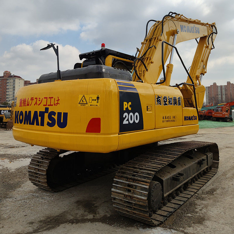 20 tonnellate di peso operativo Komatsu PC200 escavatore con colore originale di seconda mano
