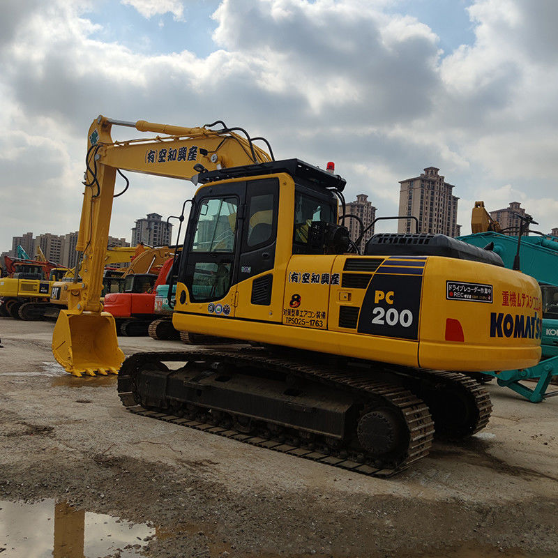 20 tonnellate Komatsu PC200-8 Escavatore a rulli usato con valvola idraulica al 90% Altro