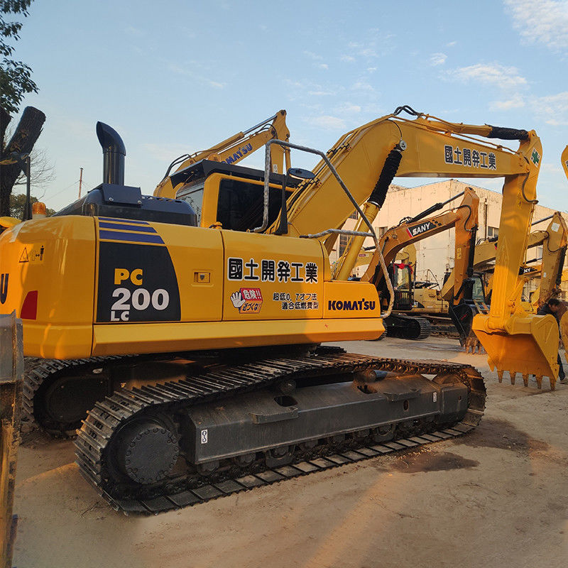 2017 Anno usato Komatsu PC200 escavatore 20 tonnellate Crawler escavatore con motore originale