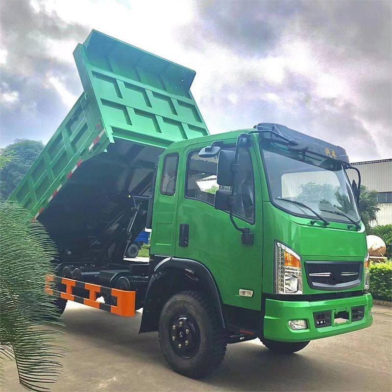 156 CV EURO-V Emission Light Dump Tipper Truck in tipo di carburante diesel senza controllo di velocità