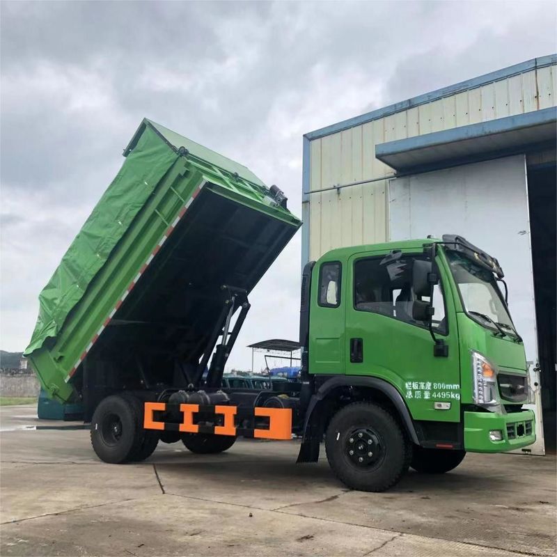 156 CV EURO-V Emission Light Dump Tipper Truck in tipo di carburante diesel senza controllo di velocità