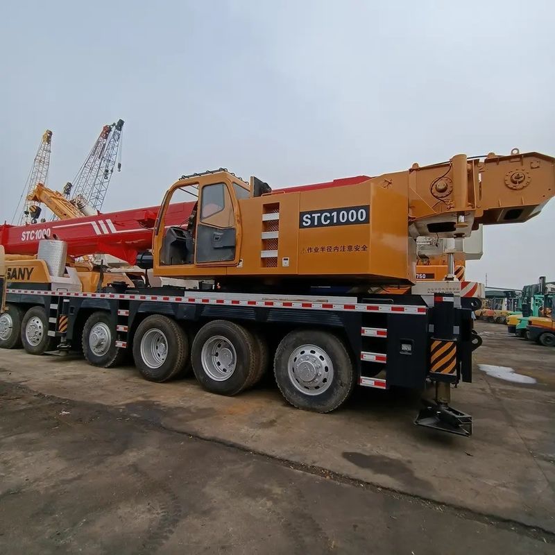 STC1000T 100 tonnellate di gru idrauliche pesanti con potenza massima di 353/1900 kW/rpm